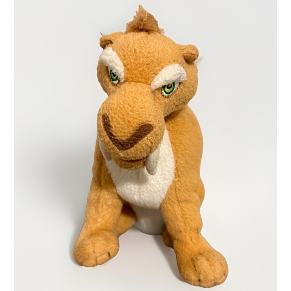 Ty Beanie Plush Diego Stuffed Animal Sabertooth Ice Age Dawn of the Dinosaurs